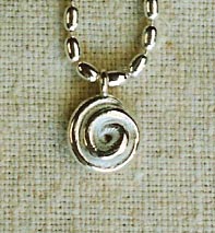 Silver Operculum Pendant